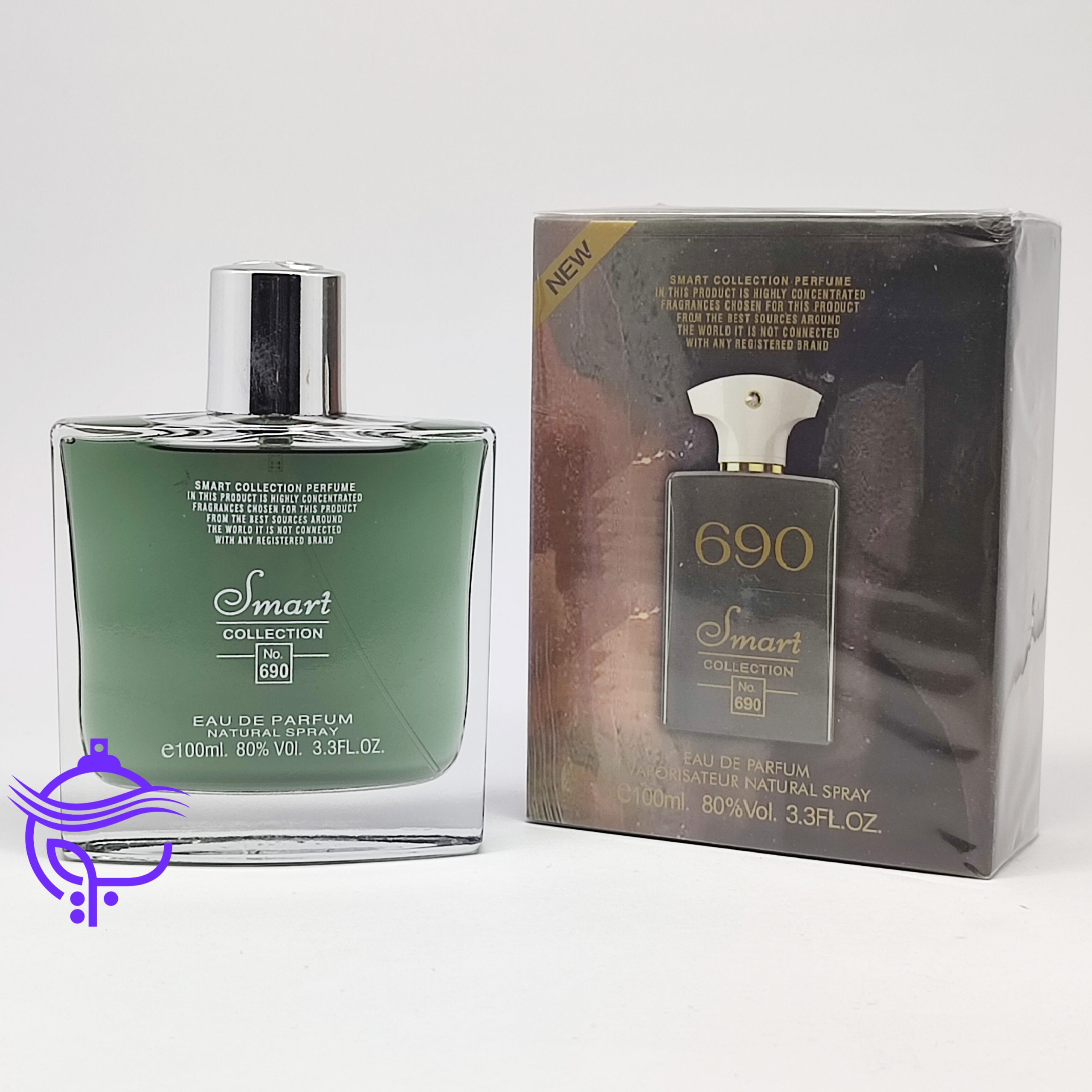 عطر ادکلن مردانه اسمارت کالکشن کد 690 با رایحه آمواج پرپس (پورپوس) حجم 100 میل
